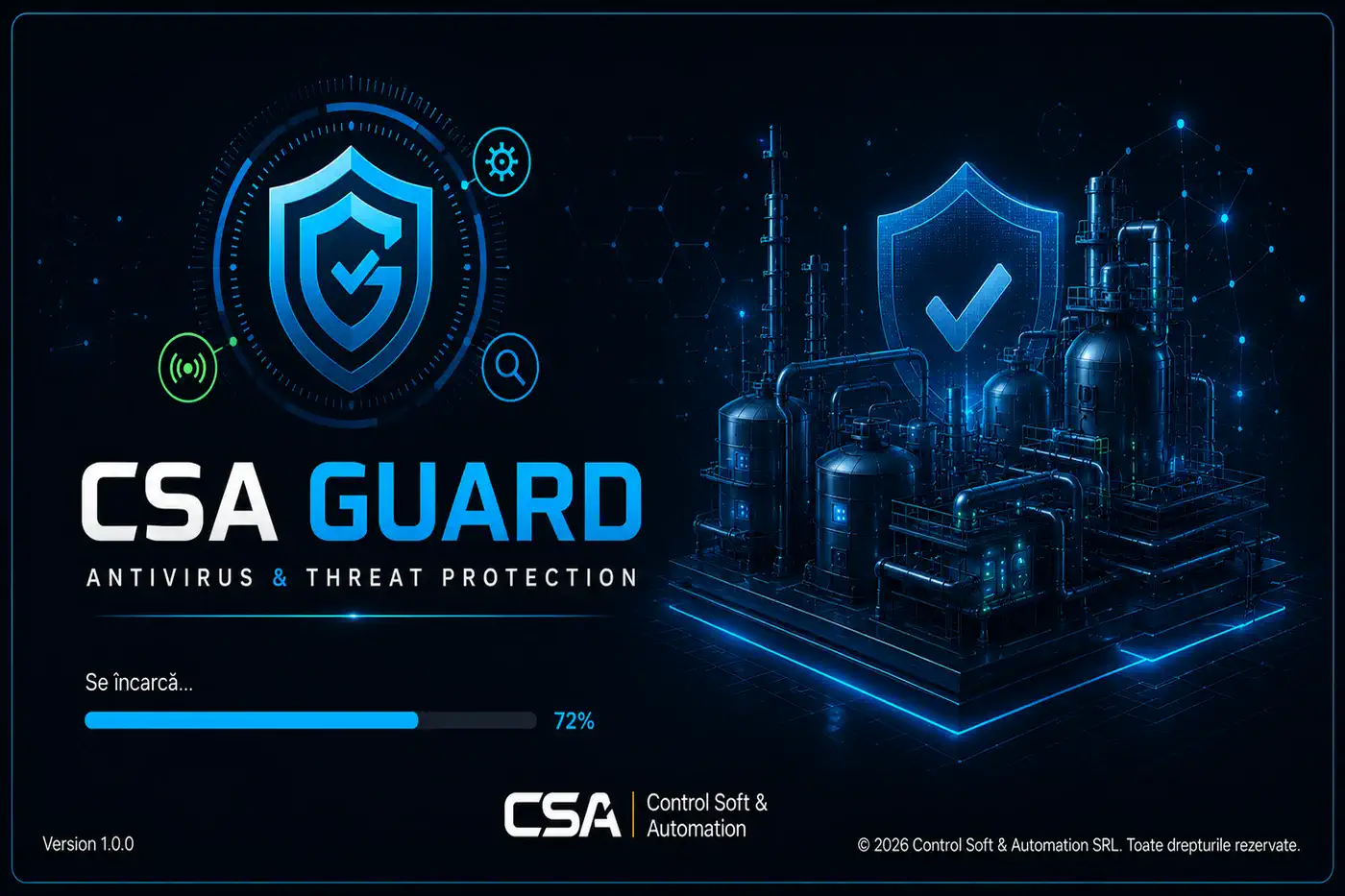 CSA Guard — antivirus industrial și protecția infrastructurii OT