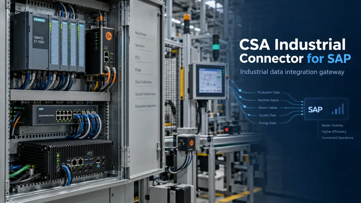 CSA Industrial Connector for SAP — integrarea datelor industriale cu SAP